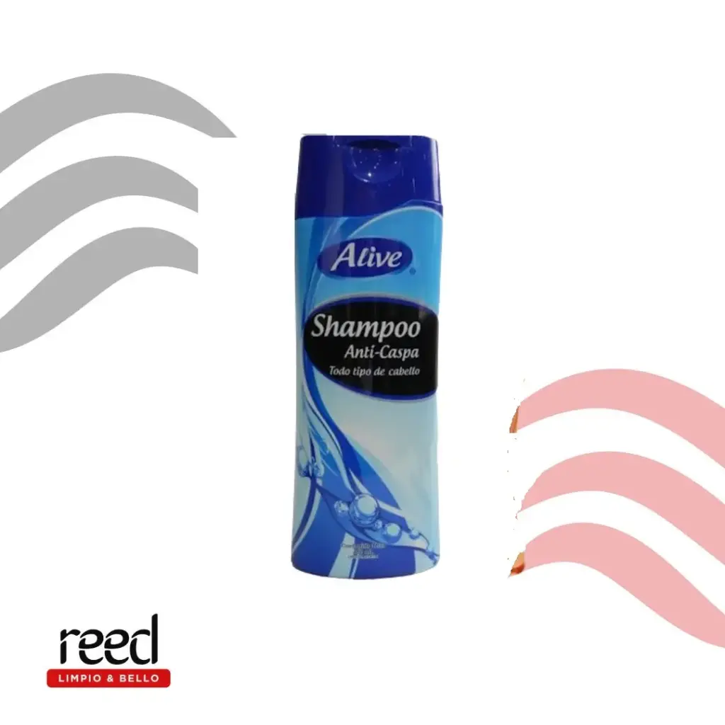 Shampoo Alive Anti-Caspa azul 2 en 1 todo tipo de cabello