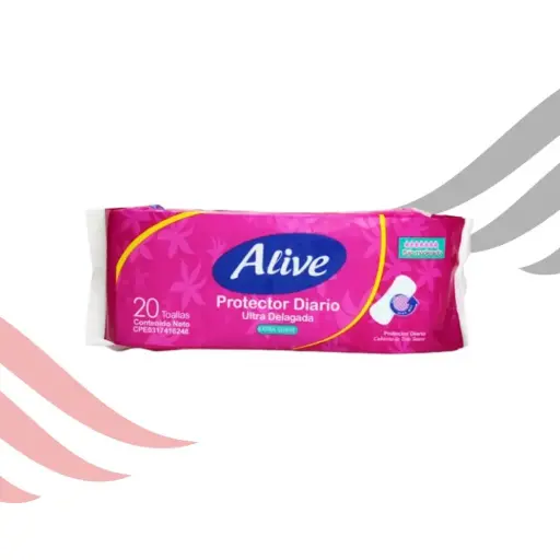 Diaria Toalla Alive Protector 20 unid
